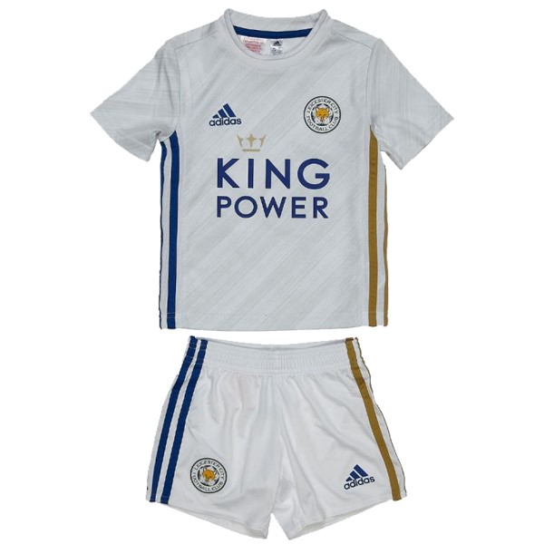 Maillot Football Leicester City Exterieur Enfant 2020-21 Blanc